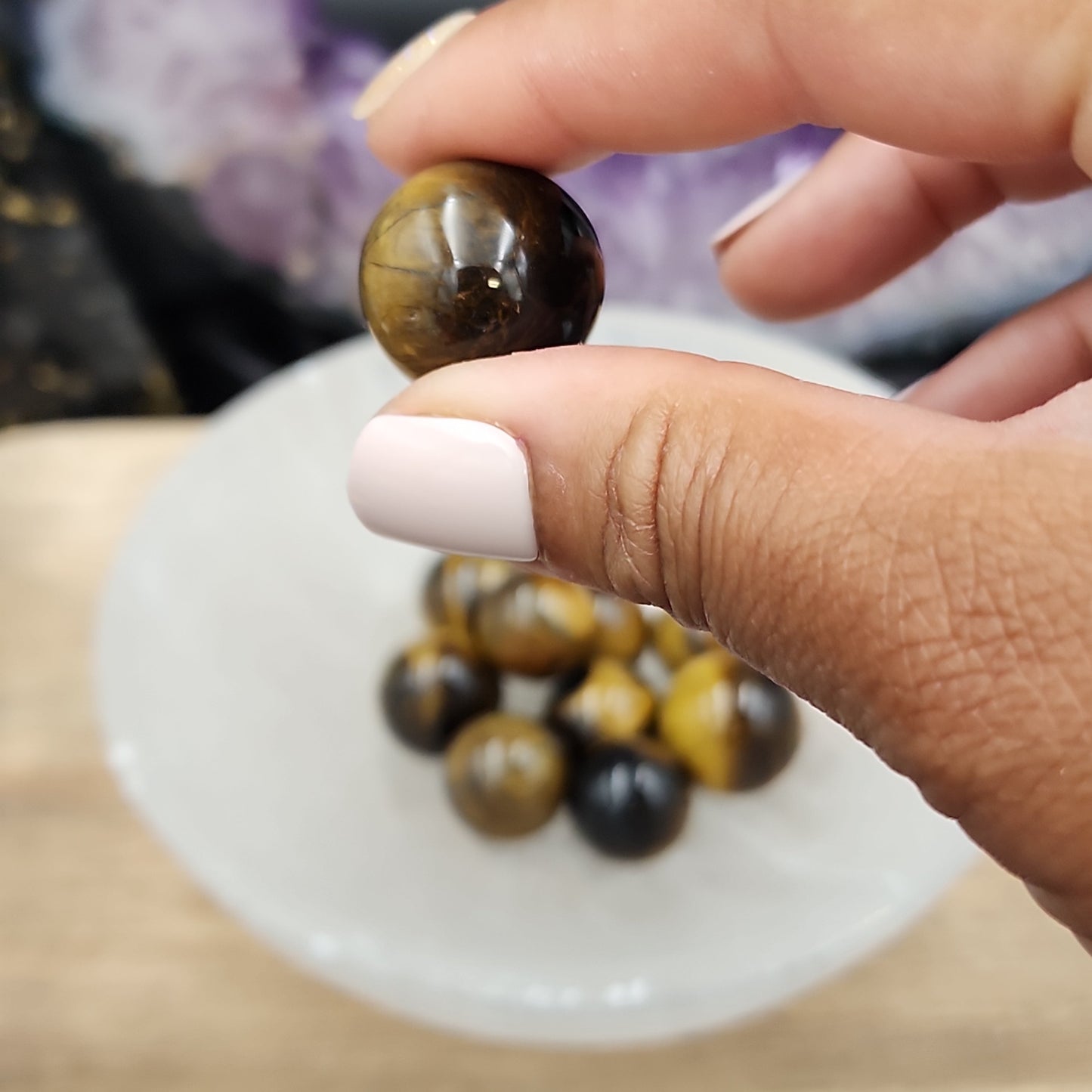 Tiger's Eye Mini Sphere