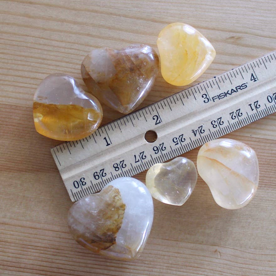 Hematoid Quartz Heart (up to 1.5") (Crystals & Stones)