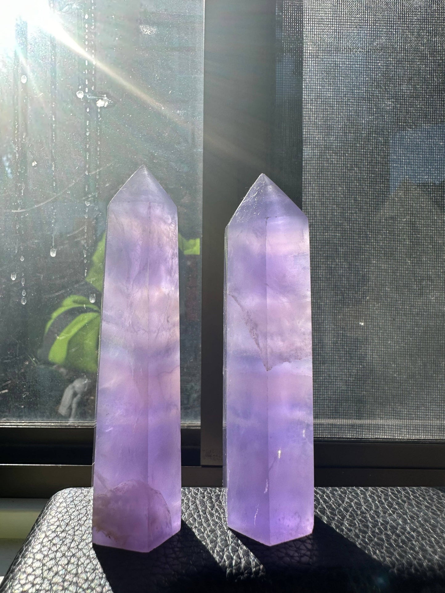 Purple Fluorite Tower - Peace Giving