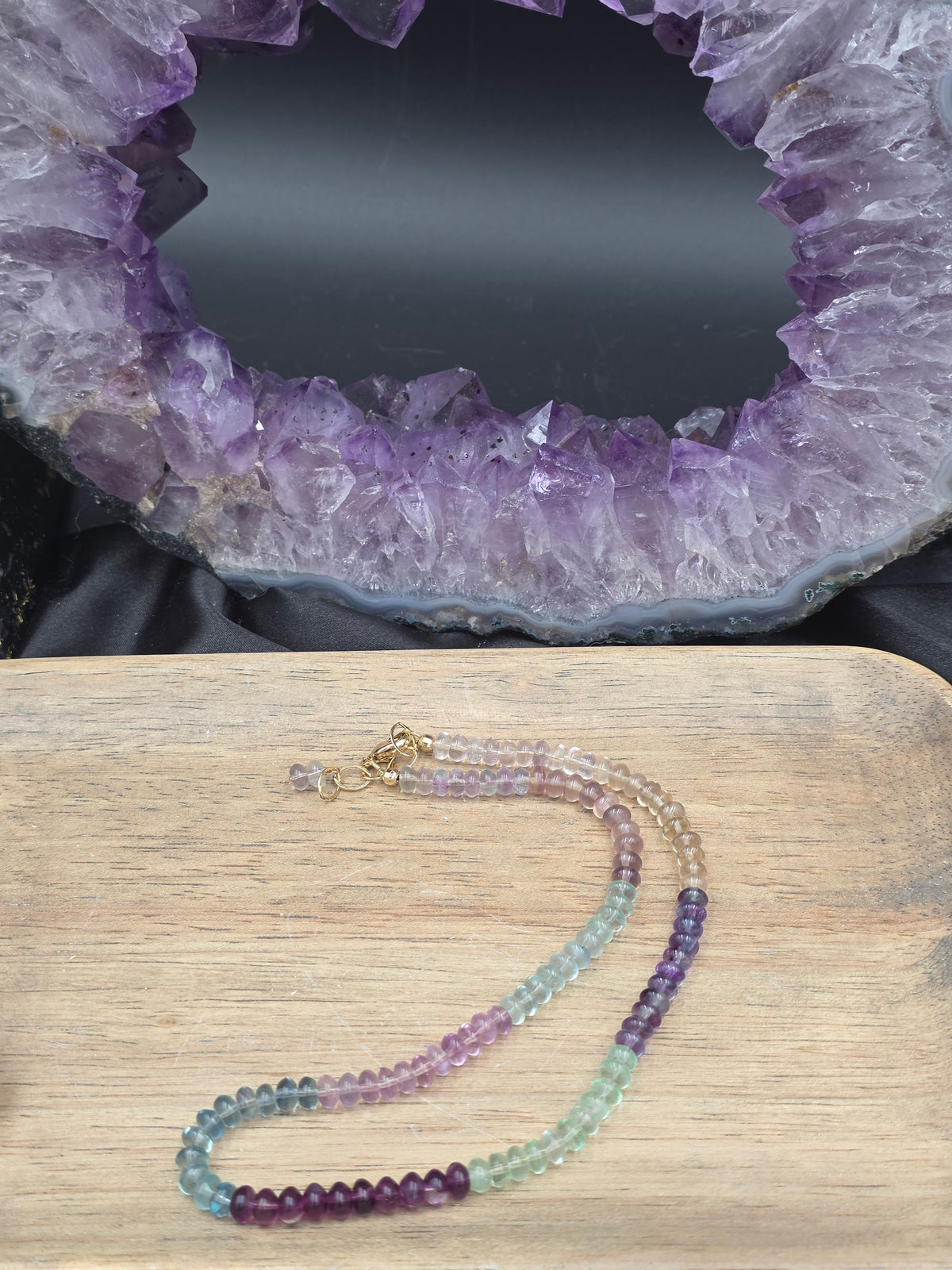 Fluorite Gemstone Necklace
