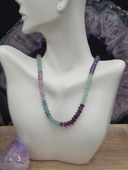 Fluorite Gemstone Necklace