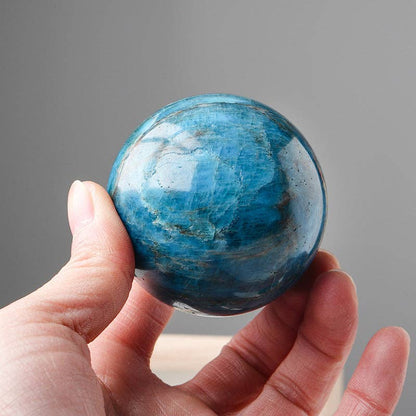 Blue Apatite Sphere  - Clarity and Communication