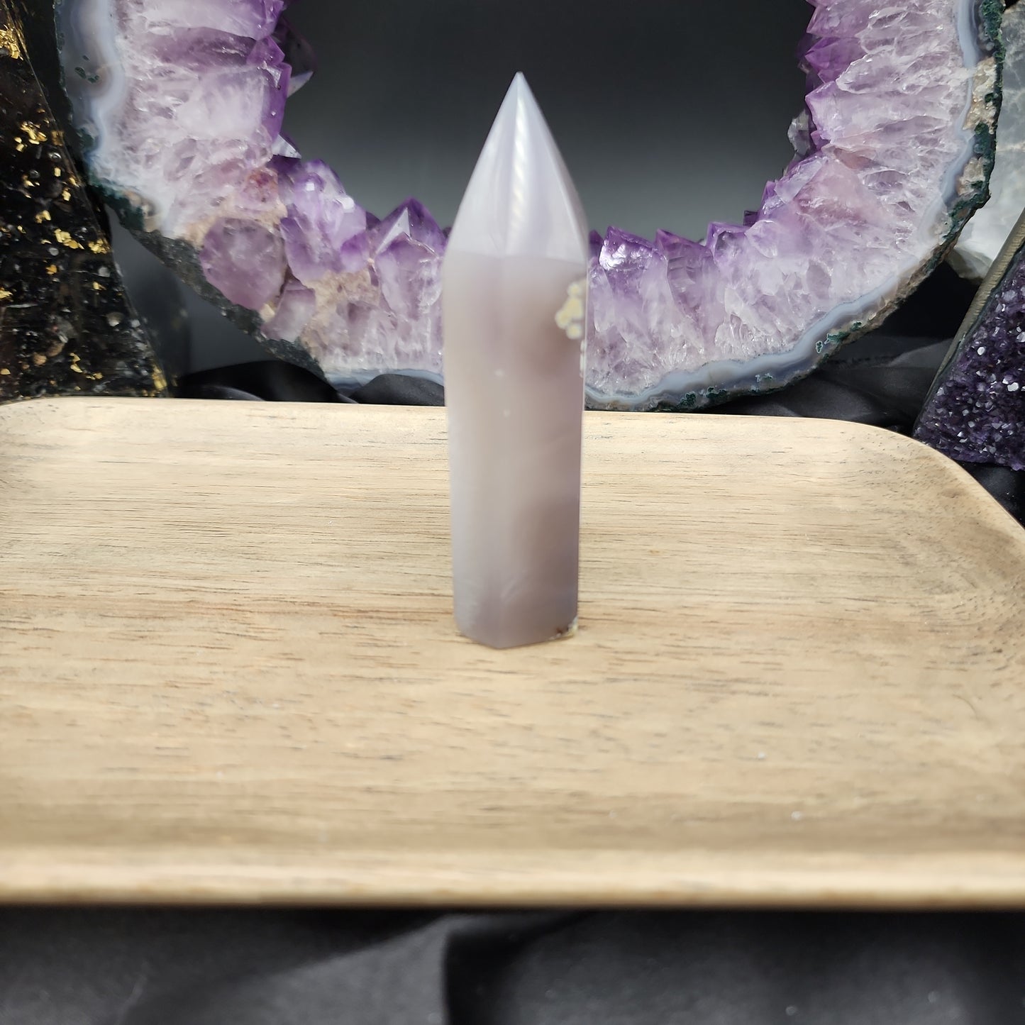 Druzy Agate Tower