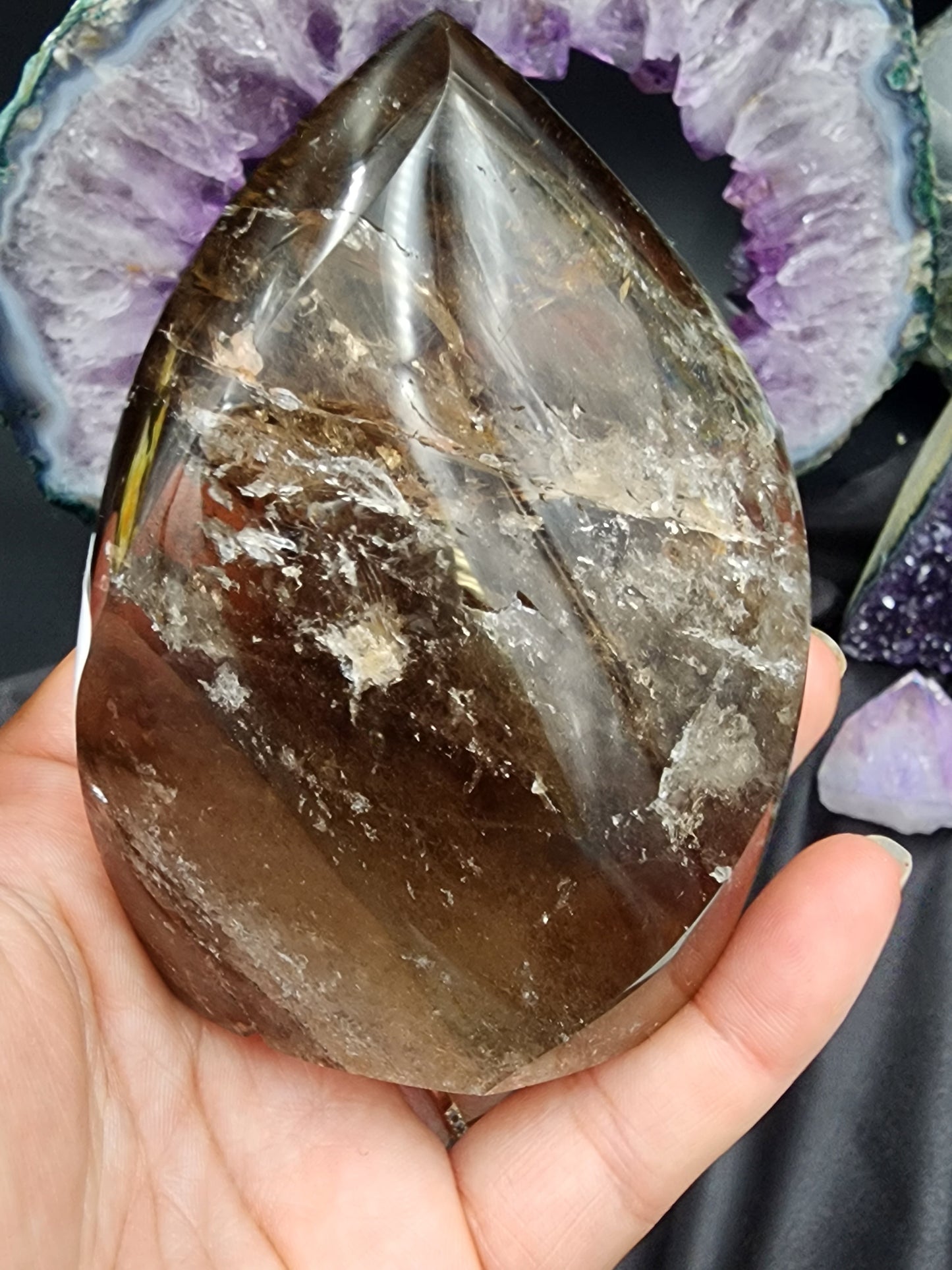 Smokey Quartz Flame