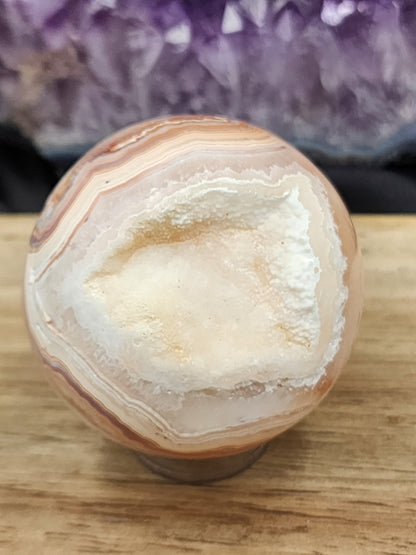 Crazy Lace Agate Sphere