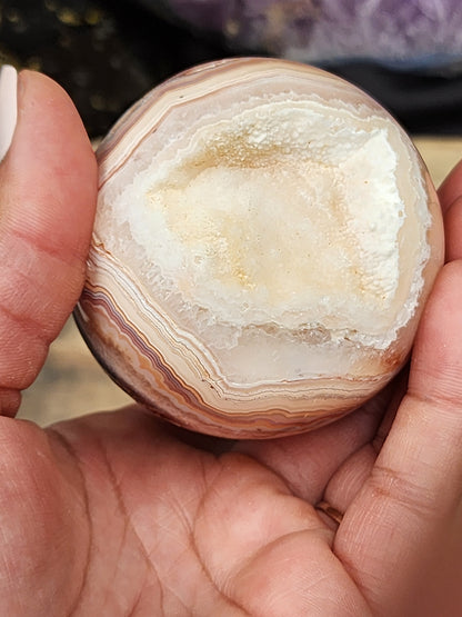 Crazy Lace Agate Sphere