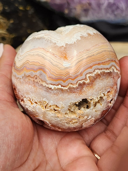 Crazy Lace Agate Sphere