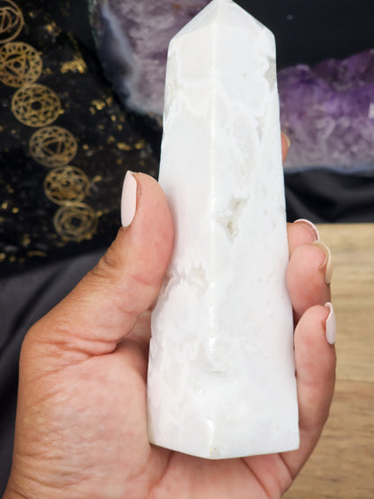 White Plume Agate Towers