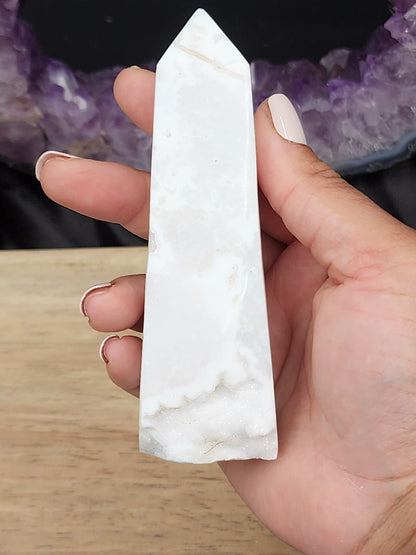 White Plume Agate Towers