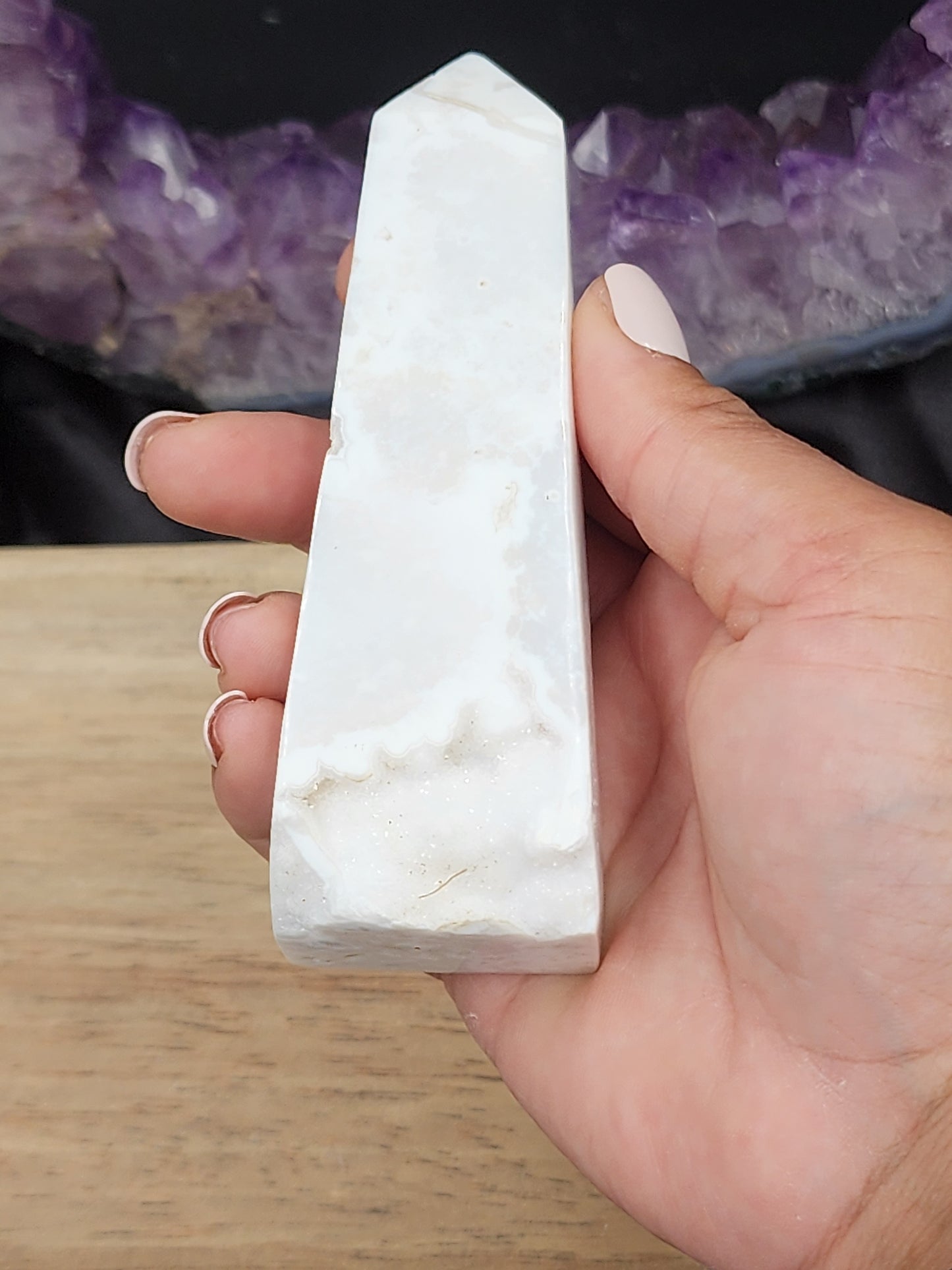 White Plume Agate Towers