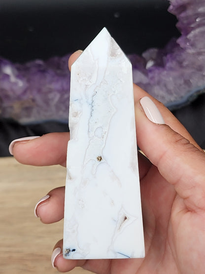 White Plume Agate Towers