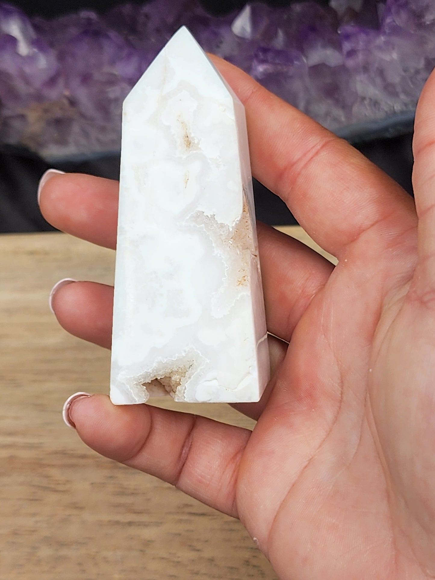 White Plume Agate Towers