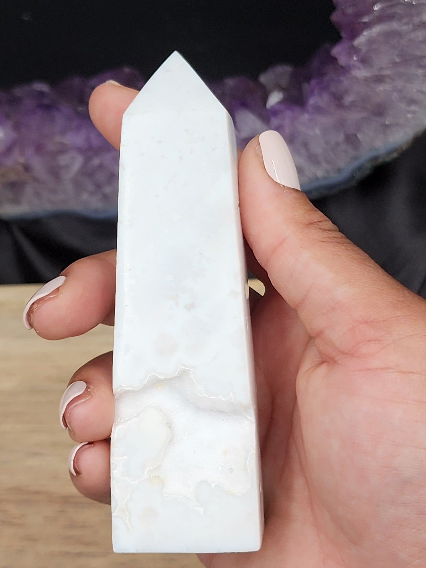 White Plume Agate Towers