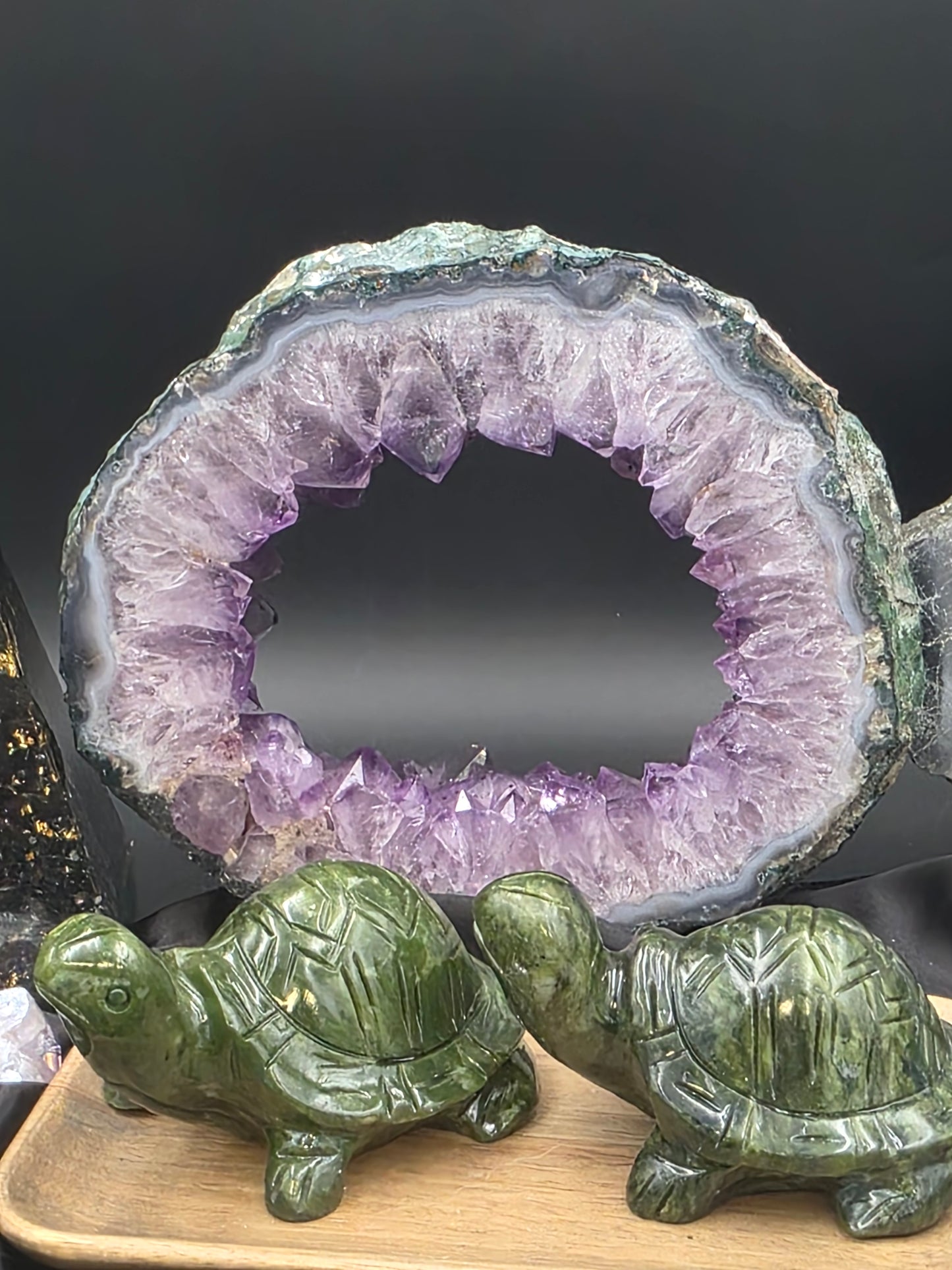 Carved Nephrite Jade Turtle
