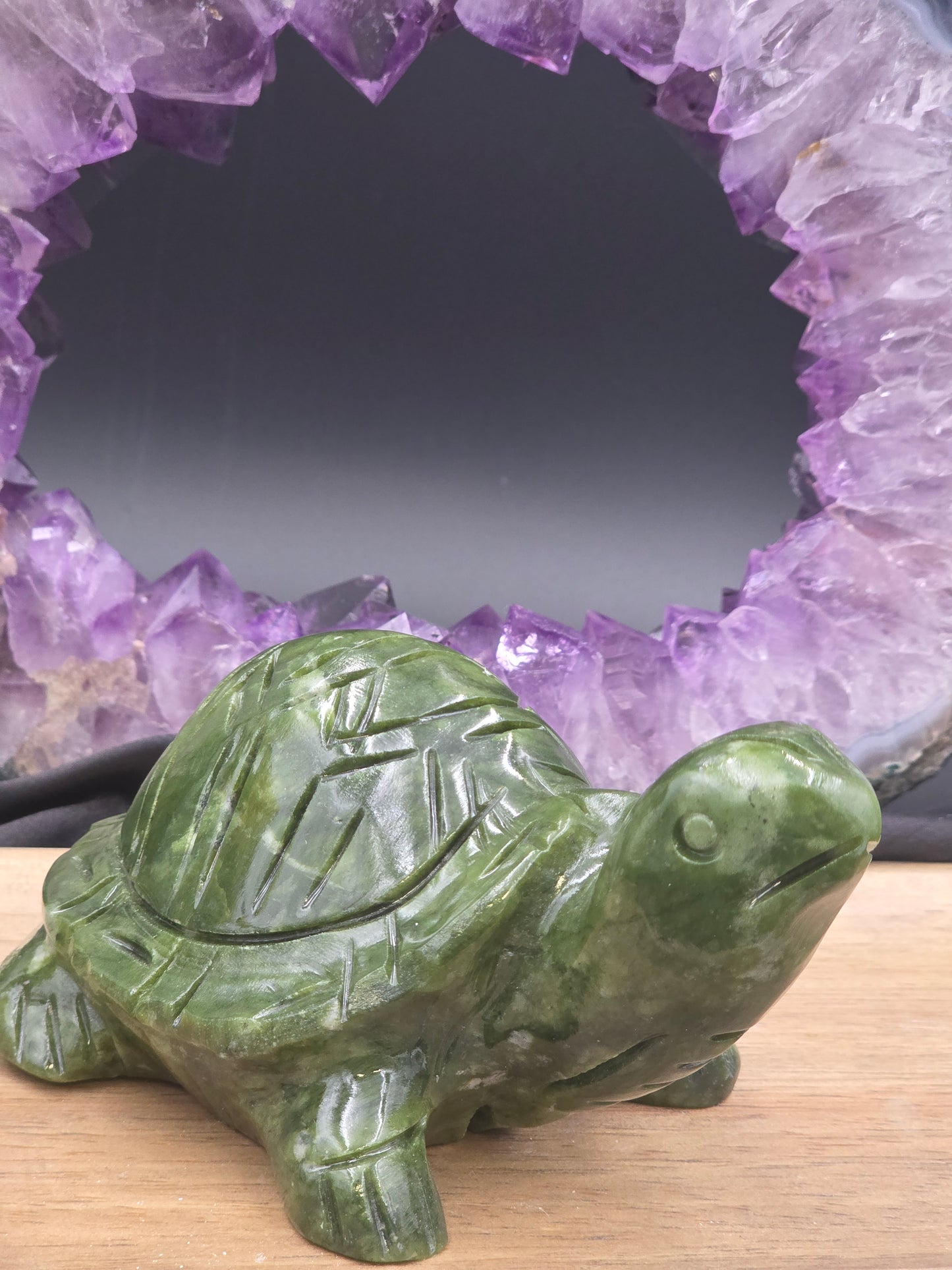 Carved Nephrite Jade Turtle