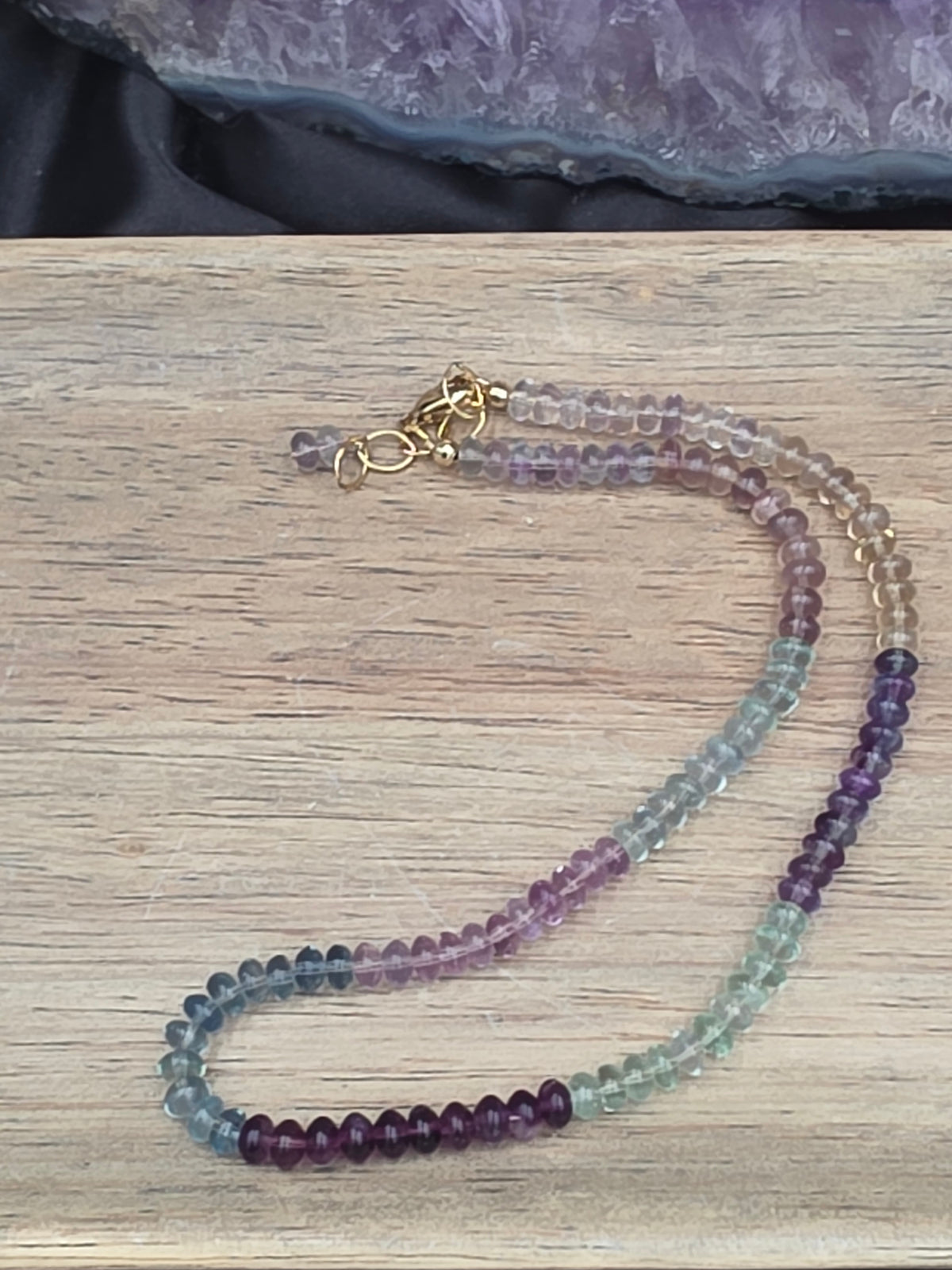 Fluorite Gemstone Necklace
