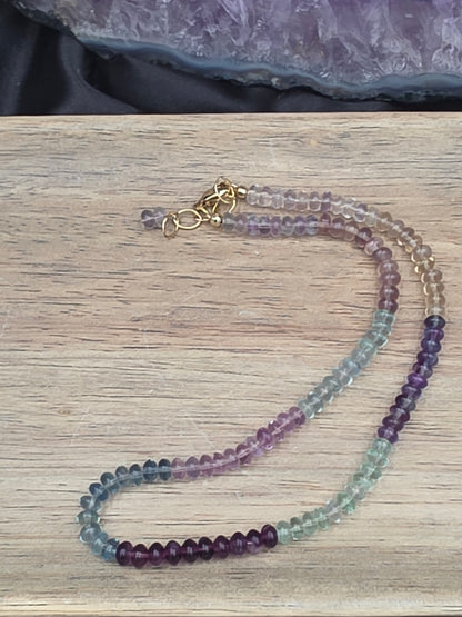 Fluorite Gemstone Necklace