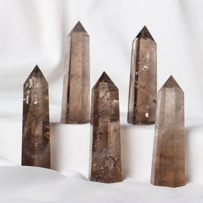 Smoky Quartz Smokey Quartz Crystal Tower Point Generator