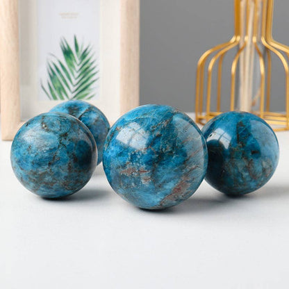 Blue Apatite Sphere  - Clarity and Communication