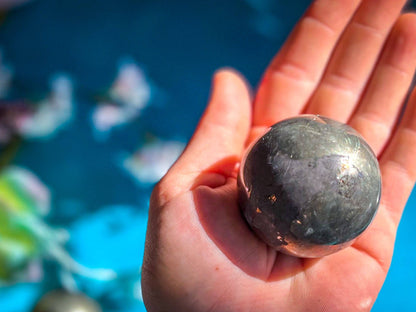 Polished Pyrite Crystal Sphere