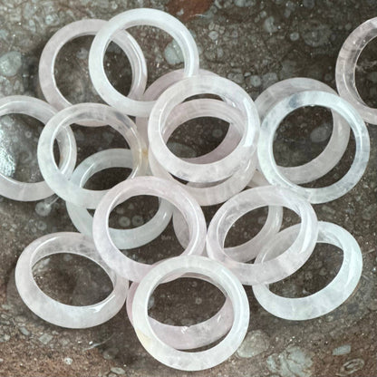 Rose Quartz Gemstone Ring