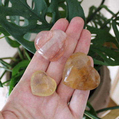 Hematoid Quartz Heart (up to 1.5") (Crystals & Stones)