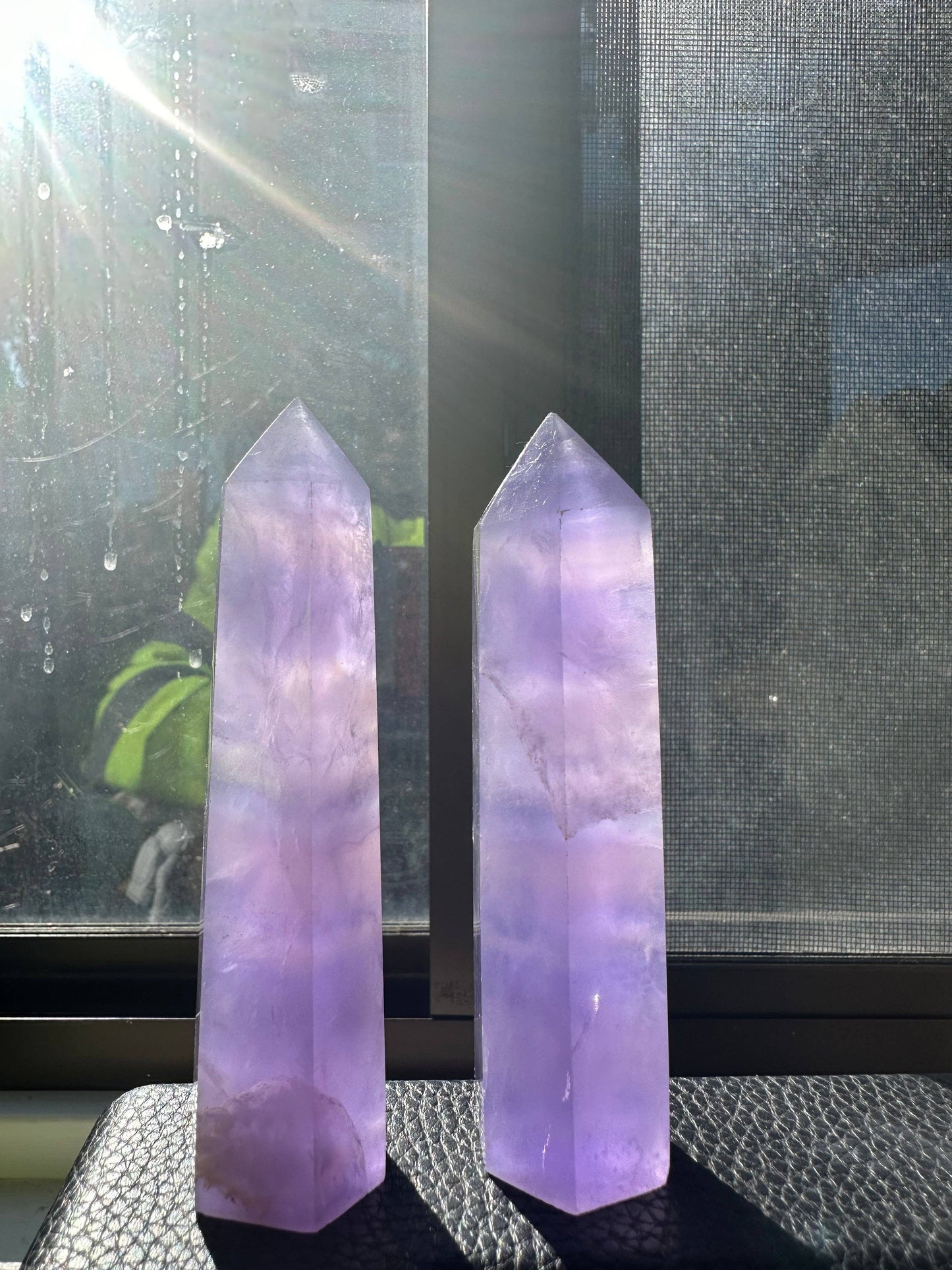 Purple Fluorite Tower - Peace Giving