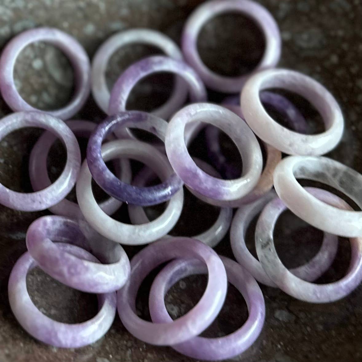 Lepidolite Gemstone Ring