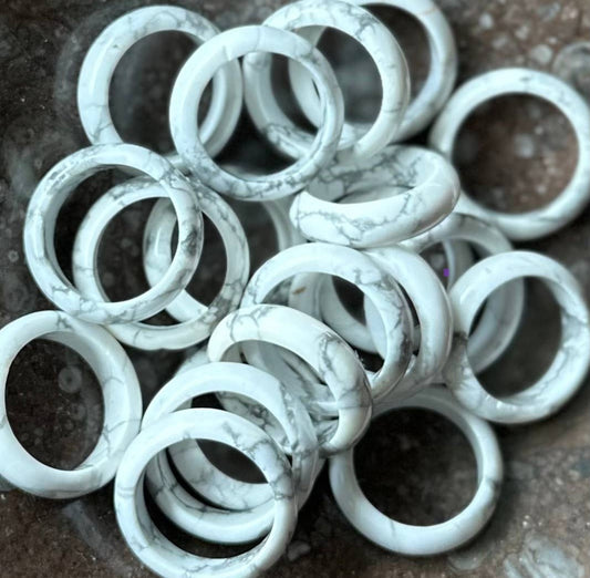 Howlite Gemstone Ring