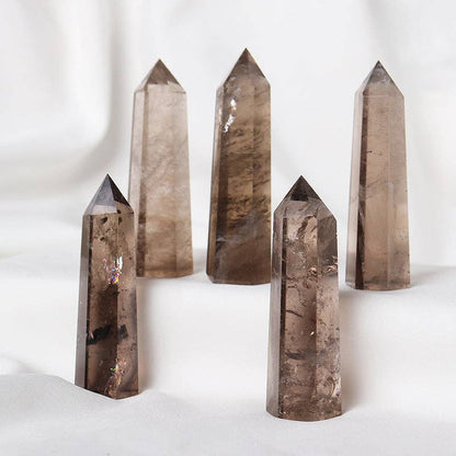 Smoky Quartz Smokey Quartz Crystal Tower Point Generator