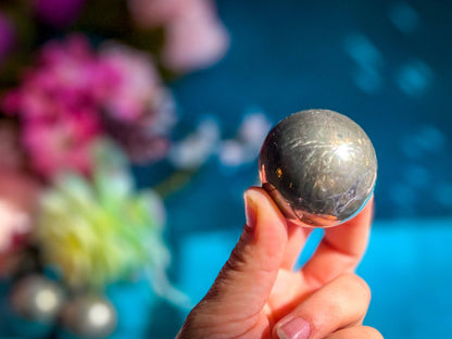 Polished Pyrite Crystal Sphere