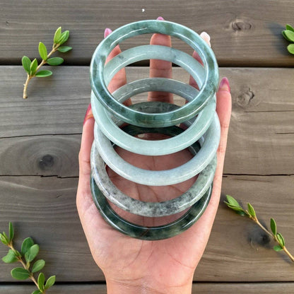 Bracelet - Burmese Jade Bangle, 6mm