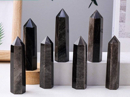 Gold Sheen Obsidian Tower Point Generator