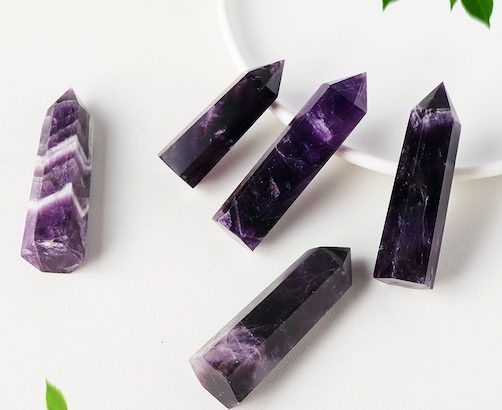 Dream Amethyst Crystal Tower Point – Calming