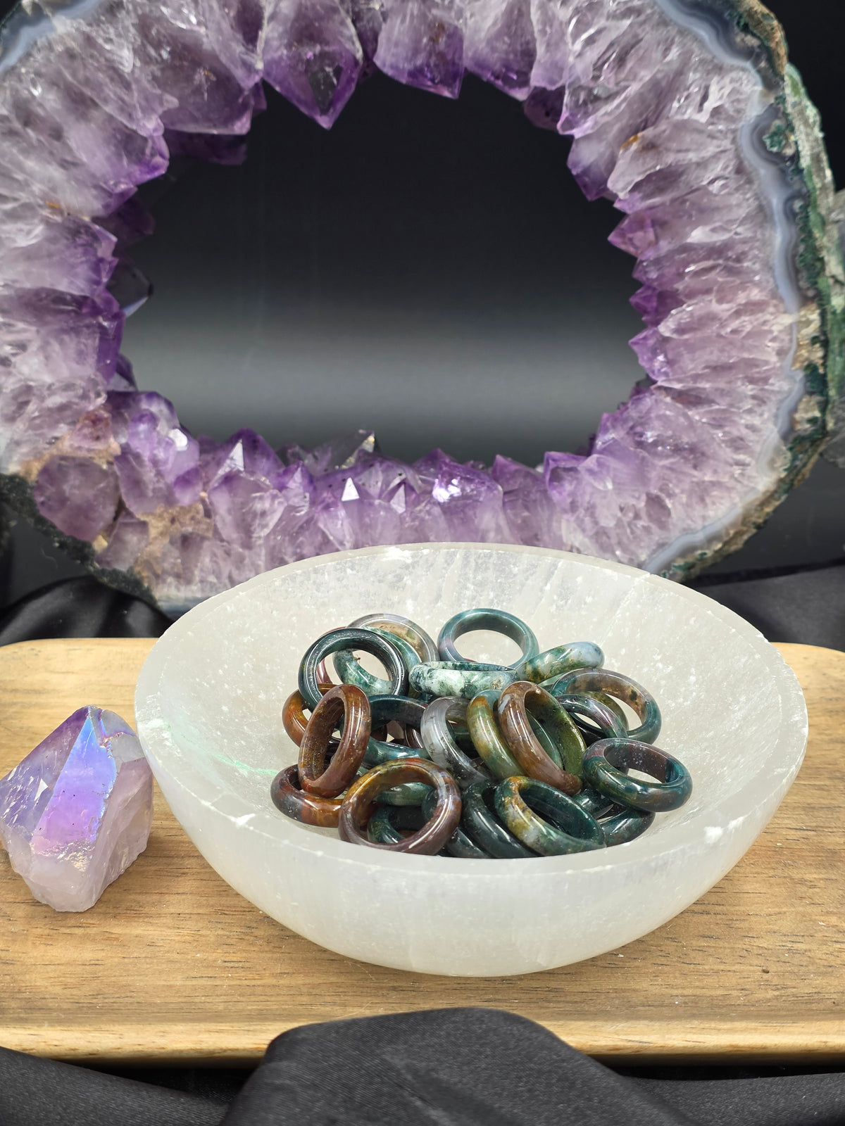 Bloodstone Gemstone Ring