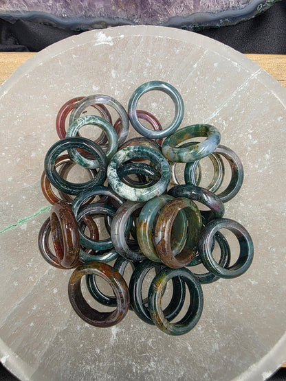 Bloodstone Gemstone Ring