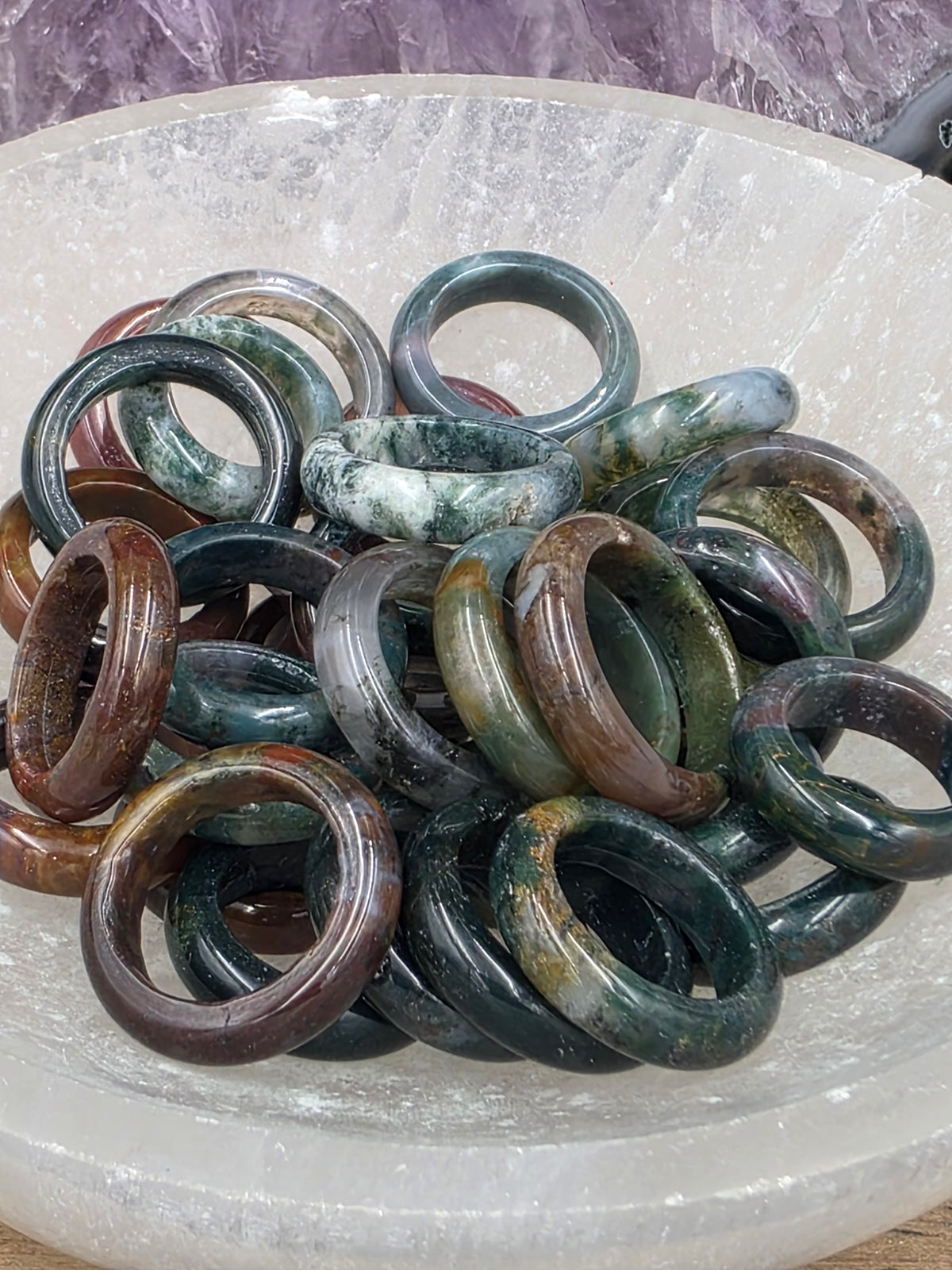Bloodstone Gemstone Ring