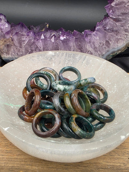 Bloodstone Gemstone Ring